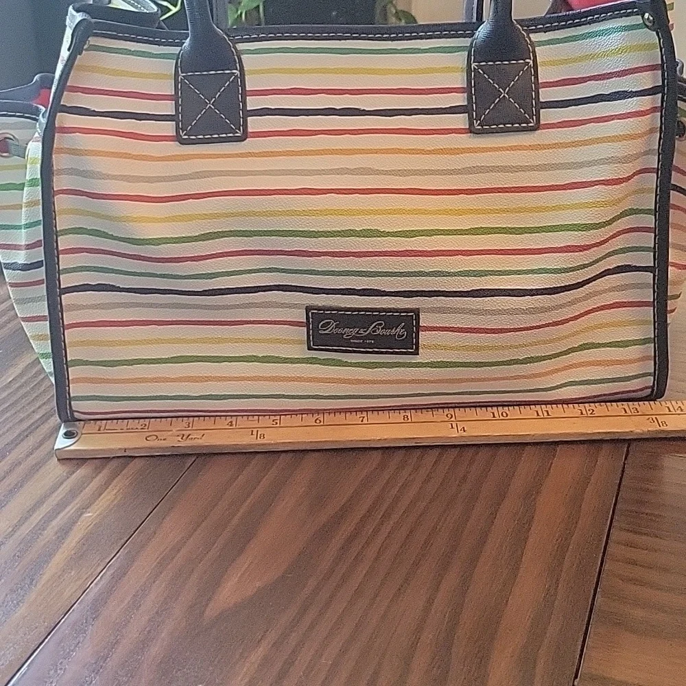 DOONEY & BOURKE Multi-Color Striped Small Tote